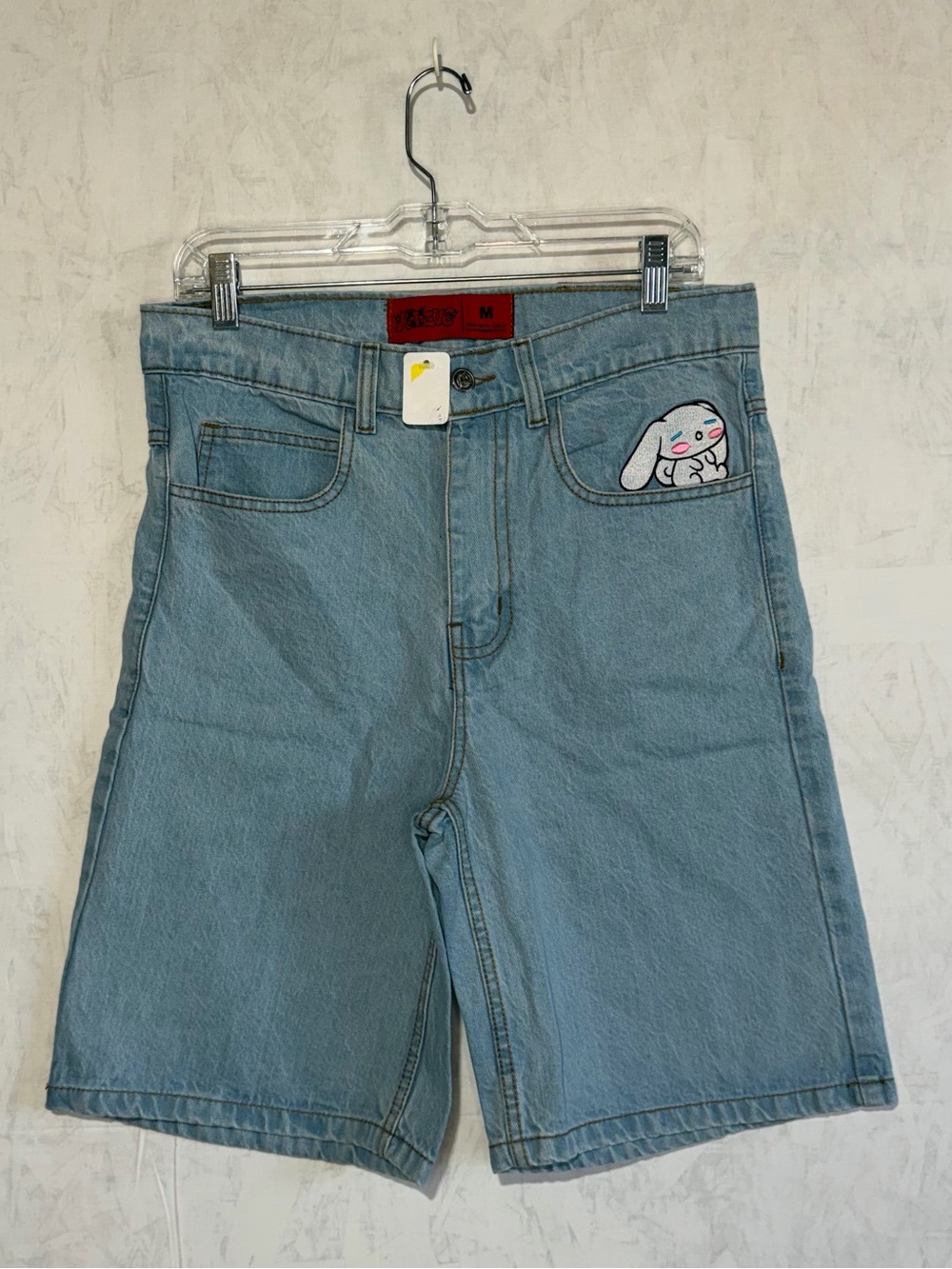 KOZUE Cinnamoroll Women's Denim Bermuda Shorts Size Medium, READ DESCRIPTION